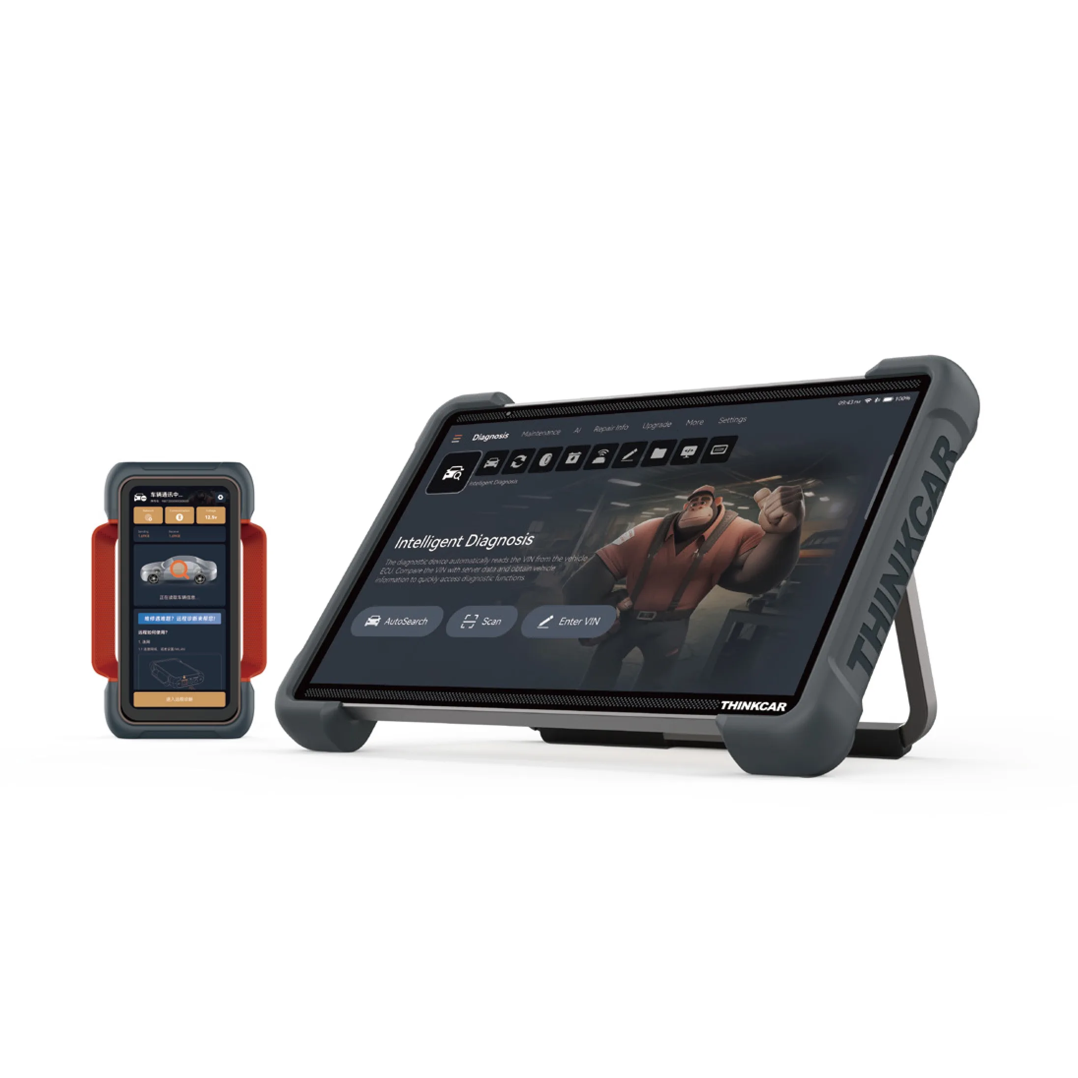 THINKTOOL Expert 394 12" AI Diagnostic Tool — 12V + EV